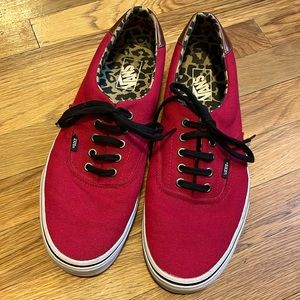 Men’s Red Vans